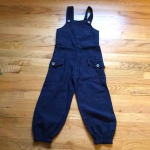 Dark navy/black stylish overalls!